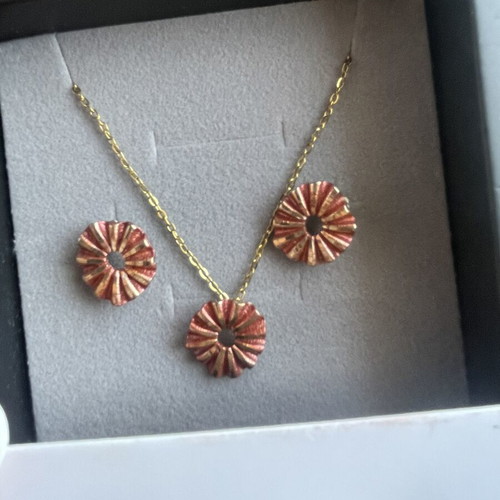 Jewelry set handmade silver like new