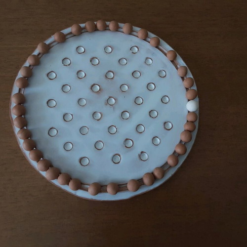 Clay Solitaire like new, handmade, 22cm diameter