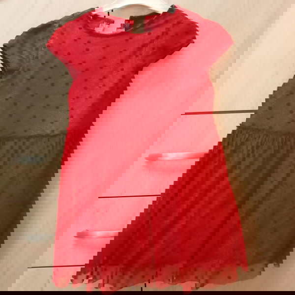Φόρεμα Mothercare, κόκκινο με τούλι, 4/5 χρόνων-110 εκ.