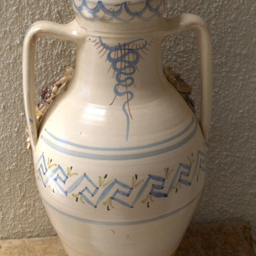 Amphora Nicola Fasano used, handmade ceramic from Puglia Italy