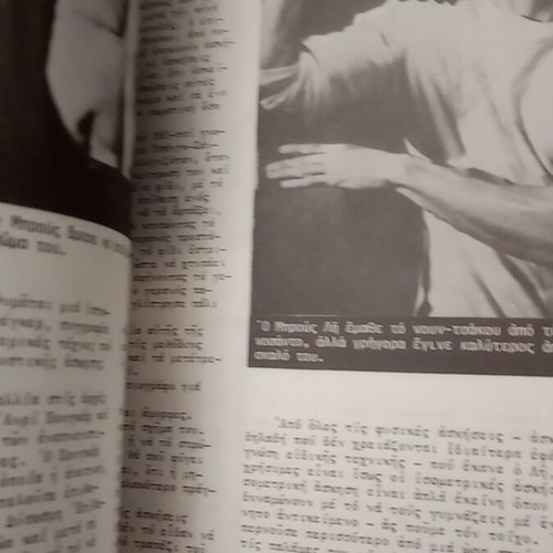 The Life of Bruce Lee biography book like new, Greek