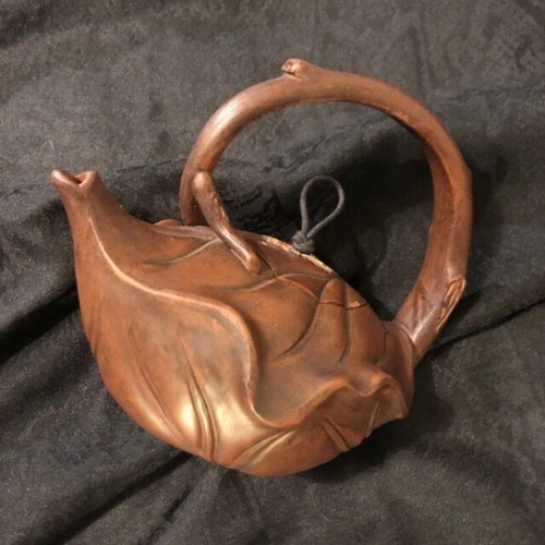 Ceramic handmade vintage Tibet teapot like new