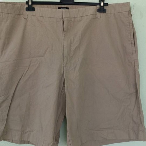 Alfani plus size men's chino shorts, beige