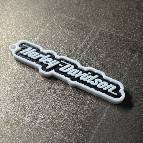Harley Davidson 3d printed keychain new
