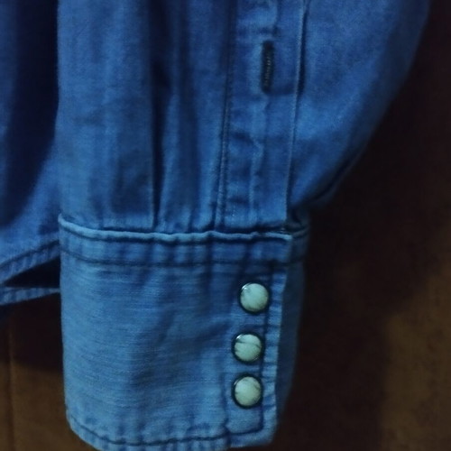 Replay M4860 Western Shirt XL like new, blue denim