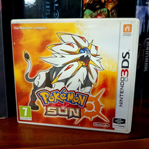 Pokemon Sun Nintendo 3DS game used, English version without cartridge