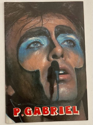 Tribute to Peter Gabriel Insert from magazine In good condition Price 10 Euros