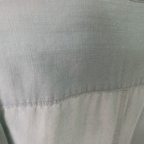 Long denim shirt like new, size L, blue
