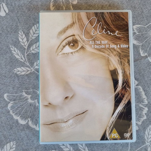 Celine Dion All The Way... A Decade Of Song & Video DVD like new, pop