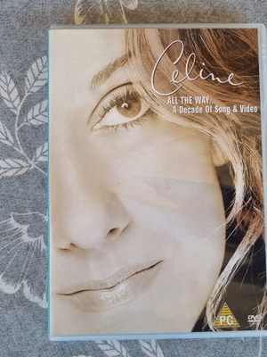 Celine Dion All The Way... A Decade Of Song & Video DVD like new, pop