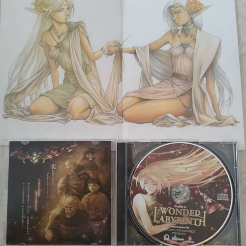 Record of Lodoss War Deedlit in Wonder Labyrinth Nintendo Switch game like new with artbook and OST CD