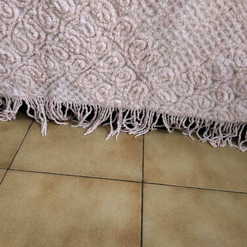 Cotton quilt blanket used, super king size, pink 2.40×2.70