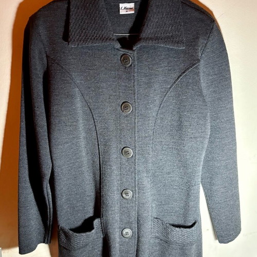 Knitted cardigan like new, gray, size M