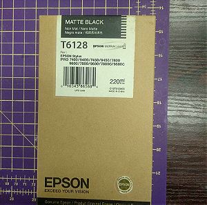 EPSON Mat Black T6128 & ΚΙΤ αλλαγής.