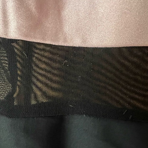SunsetGo leggings used, black with pink and mesh, size S
