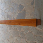 Wooden bench used, durable, solid handmade