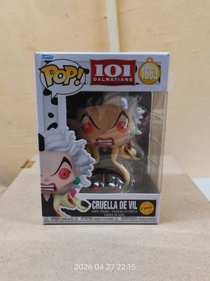 Funko Pop 1663 Cruella de Vil Chase Limited Edition new