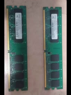 DDR2 memory 1+1GB like new