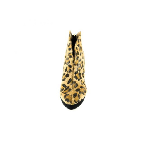 Stefania leopard print ankle boots new, size 38, 11cm heel