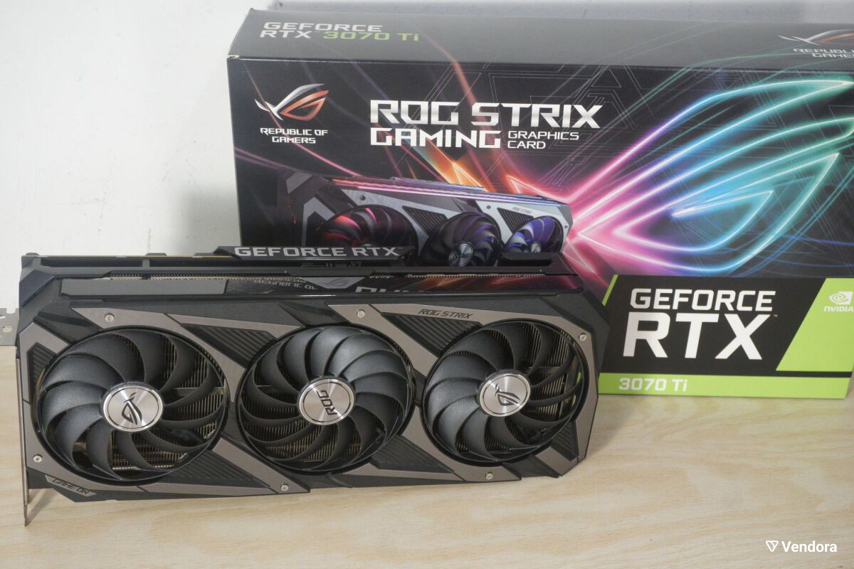 Asus Strix RTX 3070 Ti 8GB Nvidia… - € 279,00 - Vendora.gr