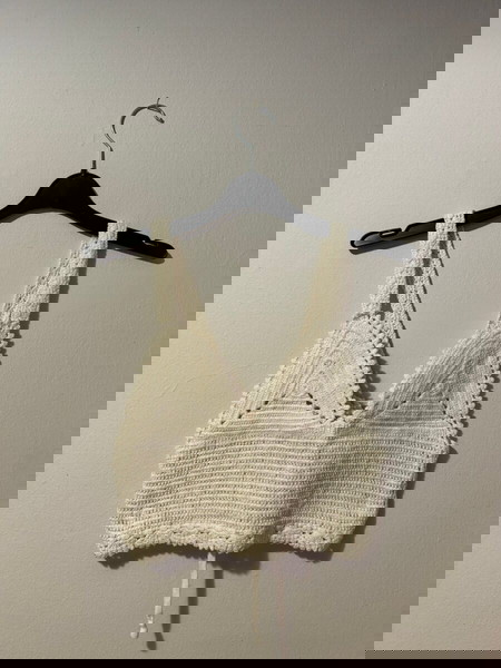 Knitted crop top