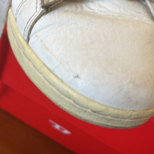 Lacoste sneakers size 39 used, white