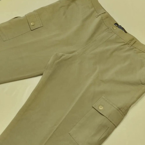 Vintage men's cargo pants Rodeo 3XL like new, light khaki
