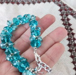 Blue bracelet new with crystals