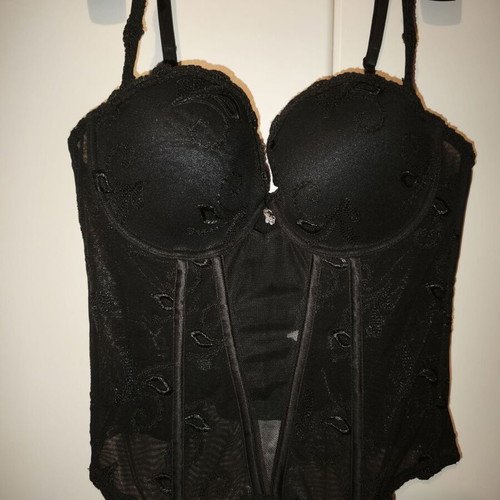Luna Celebration Black Corset Bustier like new, size 75C