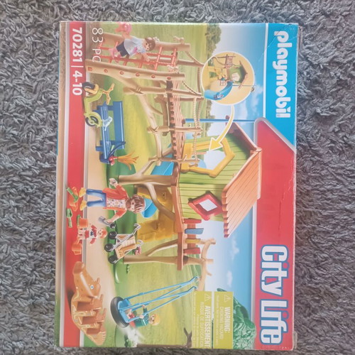 Playmobil playground like new with all accessories
