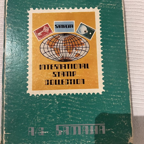 Stamp collection album with Greek and foreign stamps, 20th century