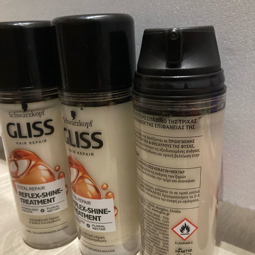Gliss Total Repair hair repair and styling cream 3x150ml new