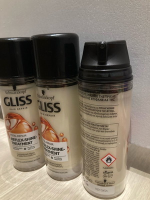 Gliss Total Repair κρέμα επανόρθωσης και styling μαλλιών 3x150ml καινούργιο
