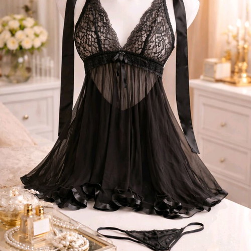 Lingerie set new, black from Pnoe Lingerie collection