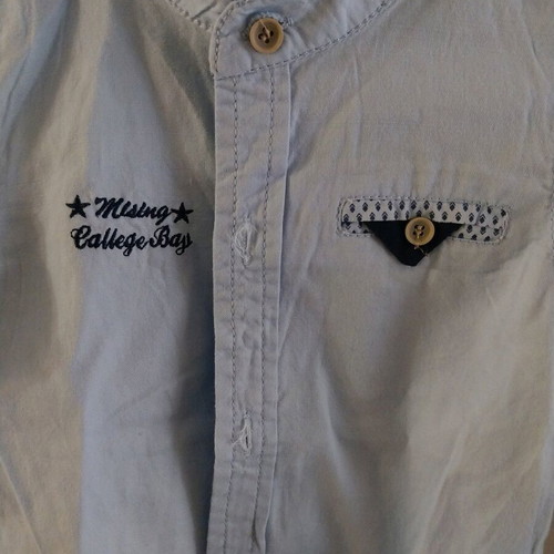 Children's blue shirt like new, size 24 months