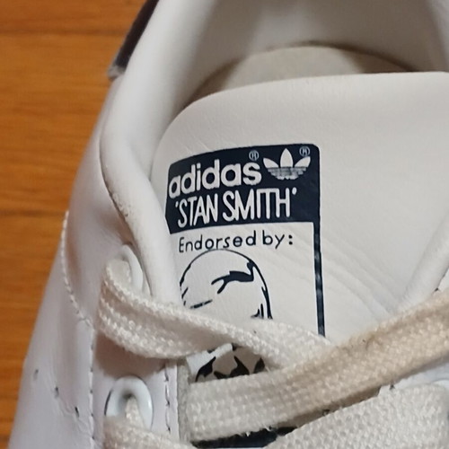 Adidas Original Stan Smith sneakers used, size 37 1/3, white and blue