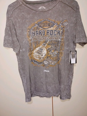 Hard Rock Cafe Lisbon T-shirt medium new, gray