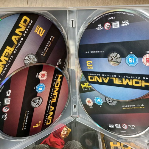 Homeland DVD 5 seasons like new with English subtitles
