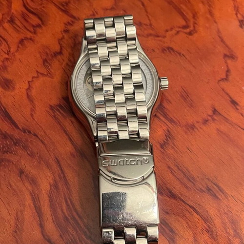 Swatch System Boreal unisex watch like new, silver