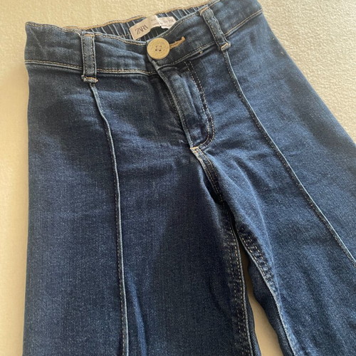Zara girls jeans size 5 like new, blue, 110 cm