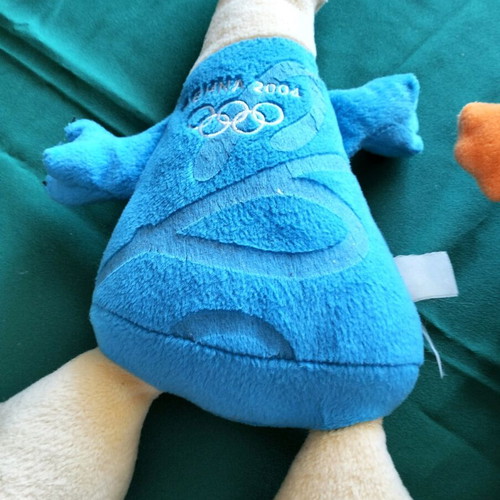 Phoebus and Athena plush toys Athens 2004 like new, set of 2