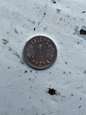 Iceland 1 Króna 1980 Coin used