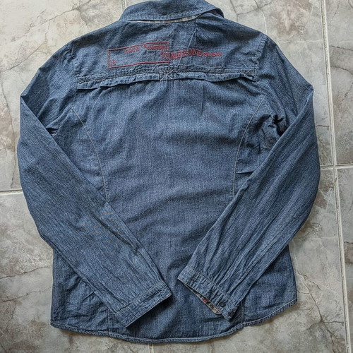 Timezone women's denim shirt, blue, cotton, size M