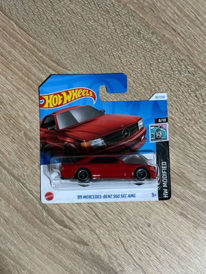 Hotwheels Mercedes Benz 560 sec Amg 1989 καινούργιο, σφραγισμένο