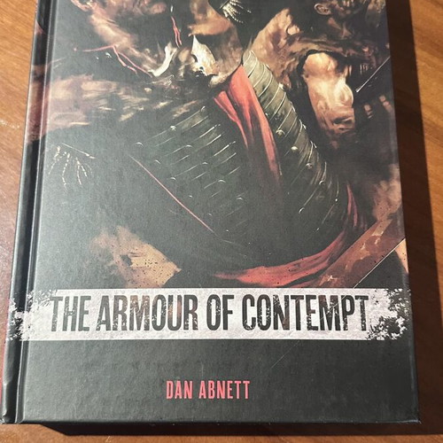 The Armour of Contempt Warhammer 40,000 book like new, hardback 2024