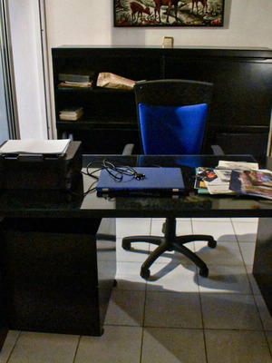 Office desk black color like new