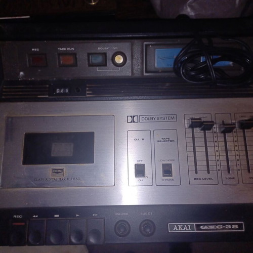 Akai GXC-38 cassette deck vintage, used, made in Japan