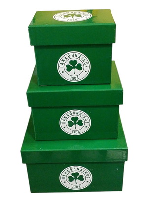 Panathinaikos Storage Box Set new, authentic