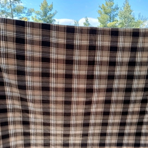 Blanket used 2.40x2.00 soft, black/brown/beige