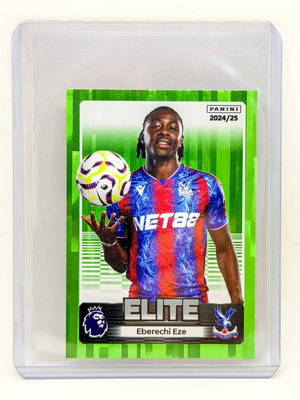 Eberechi Eze Elite Green Parallel Sticker Panini Premier League 2025 new